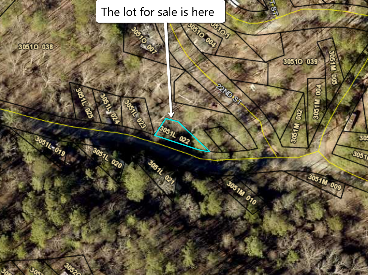 Nice RV Lot in Coosawattee River Resort With Road Frontage Power Water