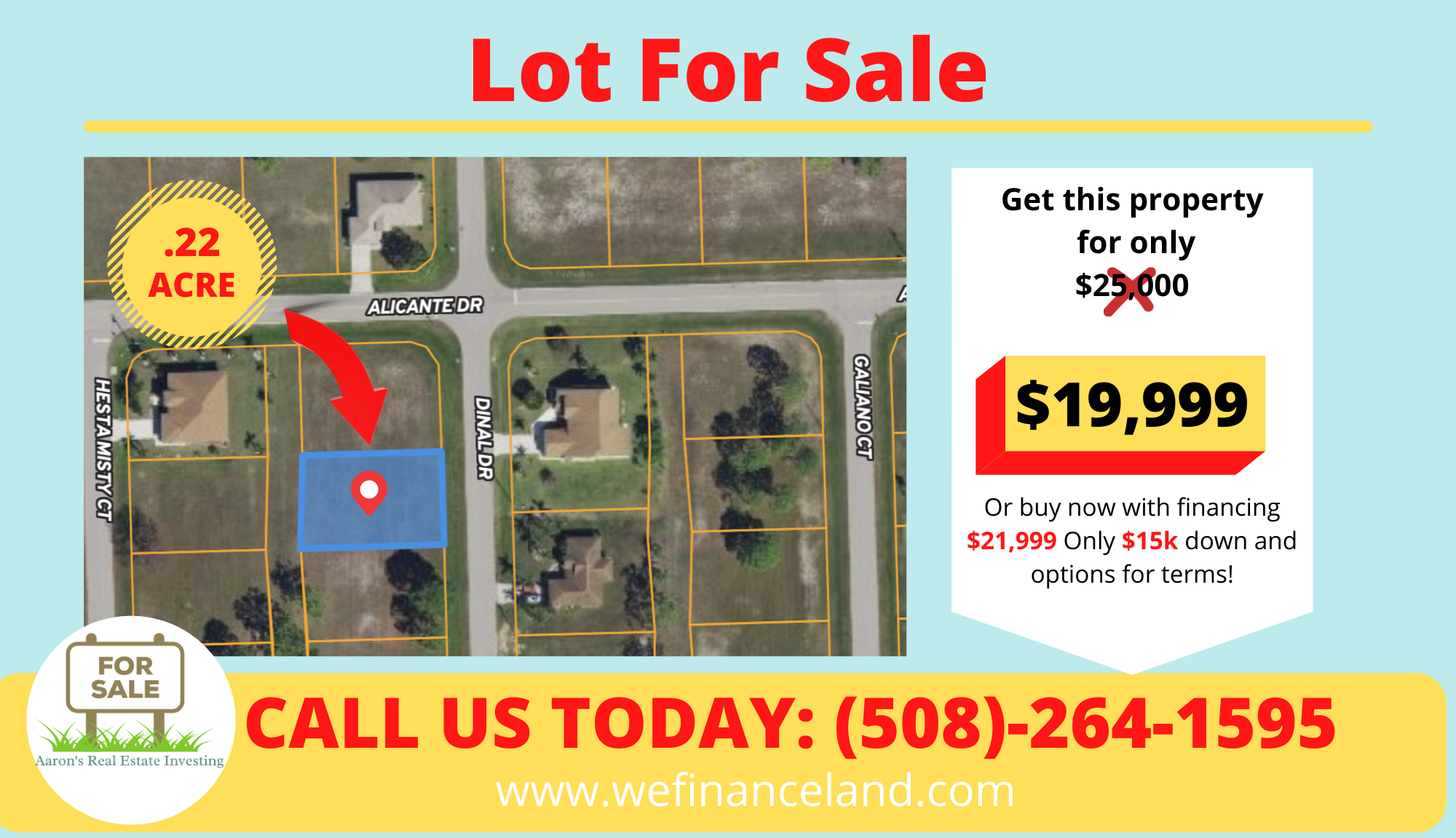 .22 Acre Lot in Burnt Store Village Punta Gorda, FL Listed Lots in Subdivision Are 24k and up