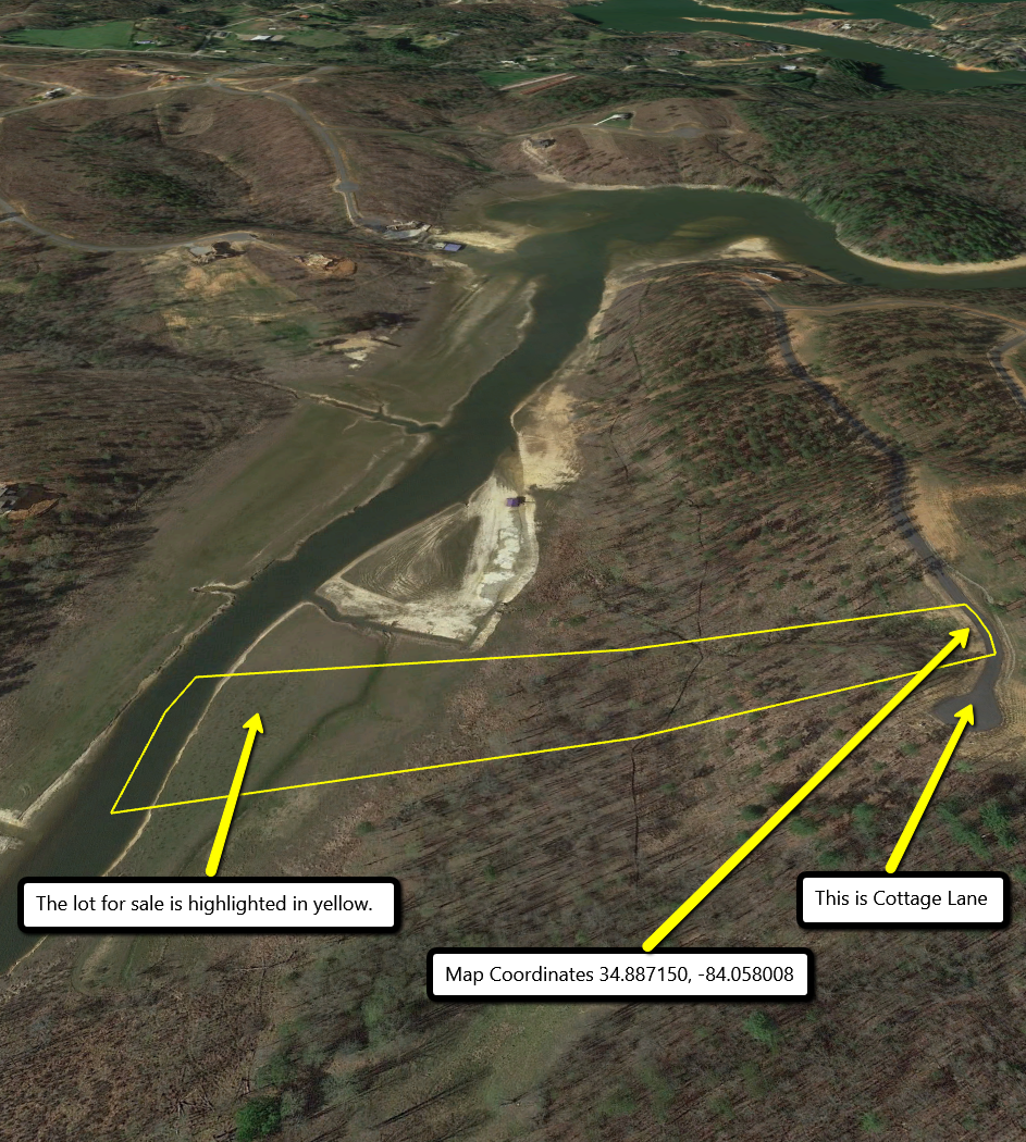 5.33 Acres on Lake Nottely Thirteen Hundred Equestrian Luxury