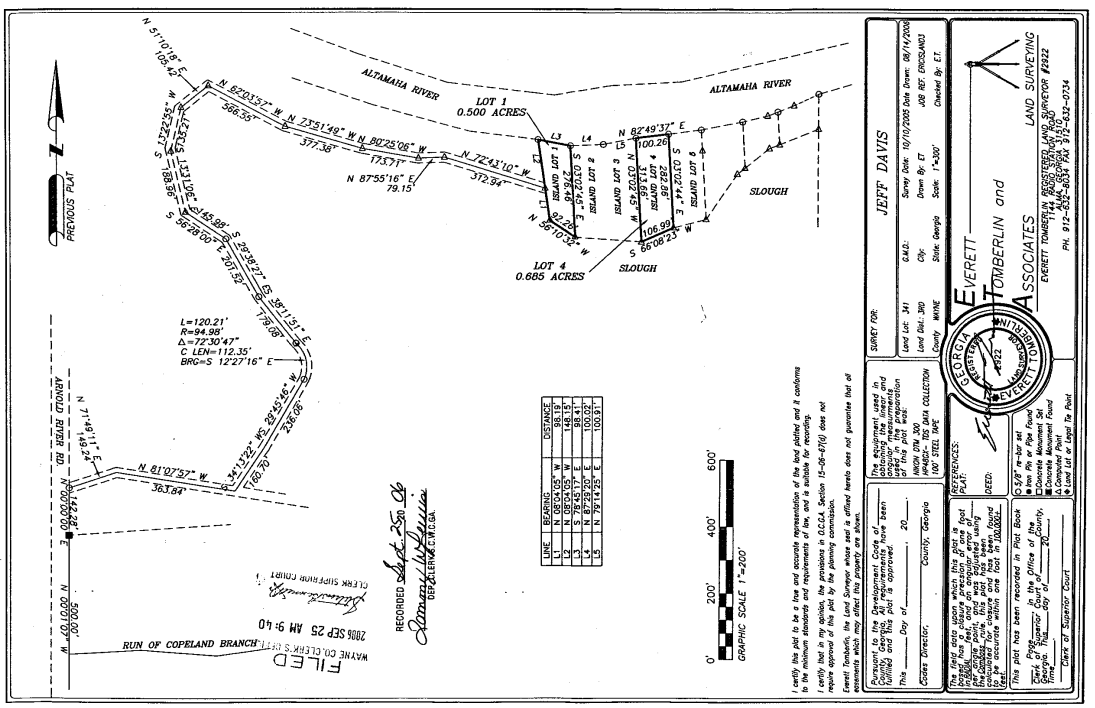 Amazing .68 Acre lot on the Altamaha River Moss Landing Gated