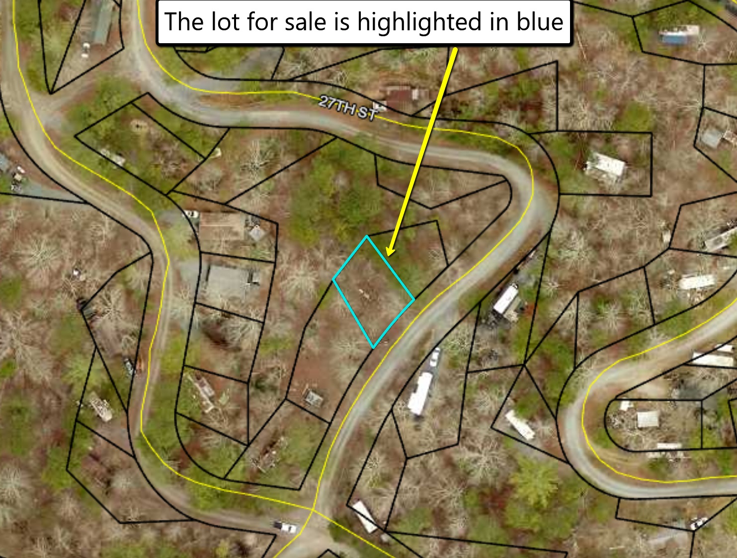 Nice RV Lot in Coosawattee River Resort With Road Frontage Power Water