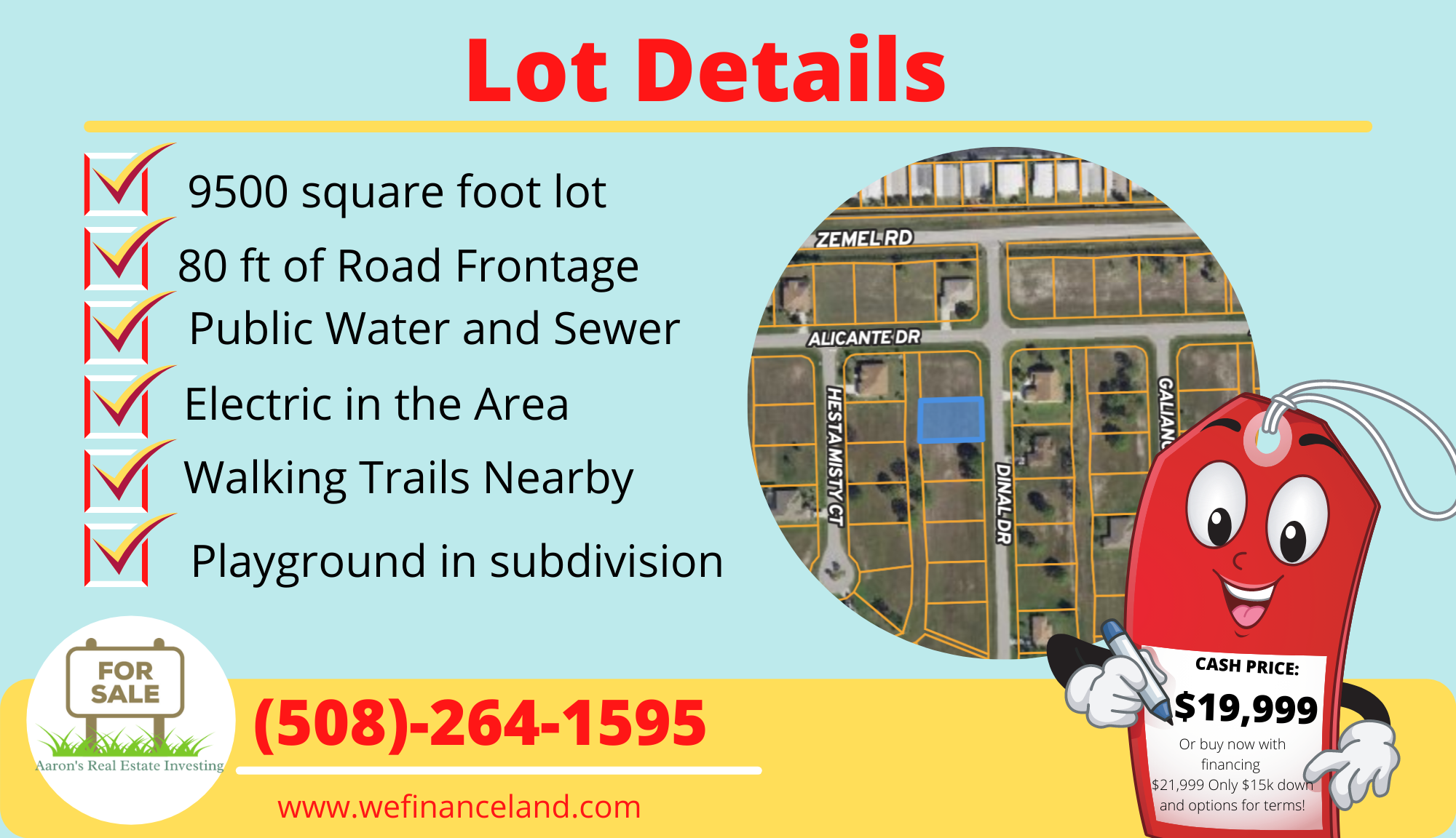 .22 Acre Lot in Burnt Store Village Punta Gorda, FL Listed Lots in Subdivision Are 24k and up