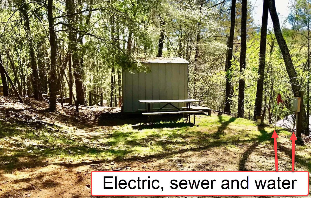 Nice RV Lot in Coosawattee River Resort With Road Frontage Power Water